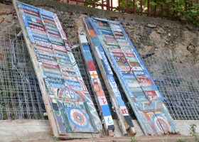 Koroni Painted Old Windows