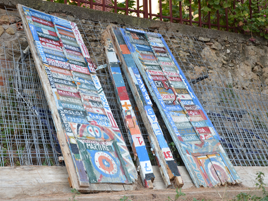 Koroni Painted Old Windows